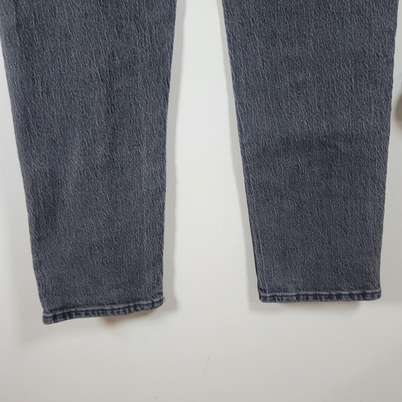 Madewell The Perfect Vintage Distressed Black Wash High Rise Jeans Size 26 - Picture 8 of 10